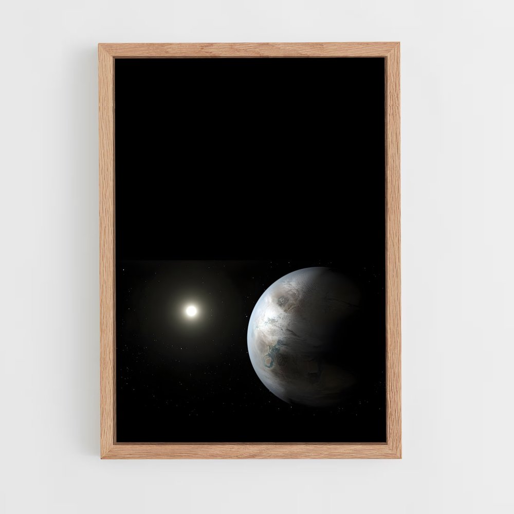 Poster Kepler et sa Lune (vue 4)